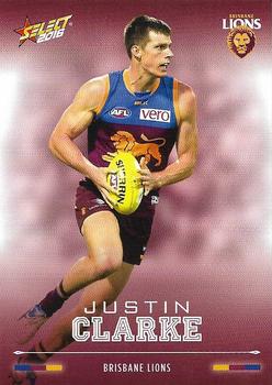 2016 Select Footy Stars #20 Justin Clarke Front
